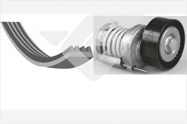 HUTCHINSON KHV 188 V-Ribbed Belt Set