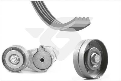 V-Ribbed Belt Set HUTCHINSON KHV 201