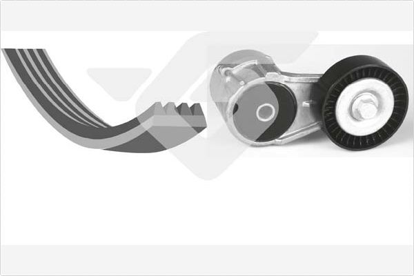 HUTCHINSON KHV 211 V-Ribbed Belt Set
