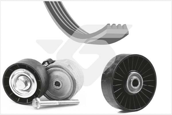 HUTCHINSON KHV 218 V-Ribbed Belt Set