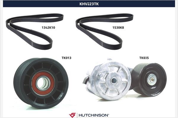 HUTCHINSON KHV 223TK V-Ribbed Belt Set