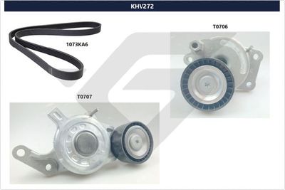 V-Ribbed Belt Set HUTCHINSON KHV 272