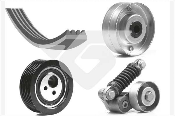 HUTCHINSON KHV 42 V-Ribbed Belt Set