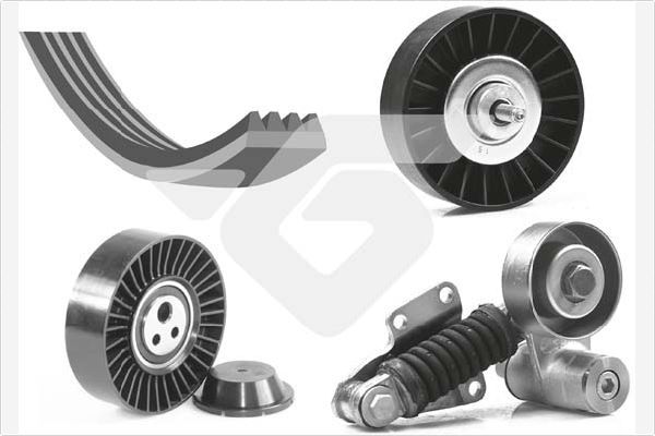 HUTCHINSON KHV 48 V-Ribbed Belt Set