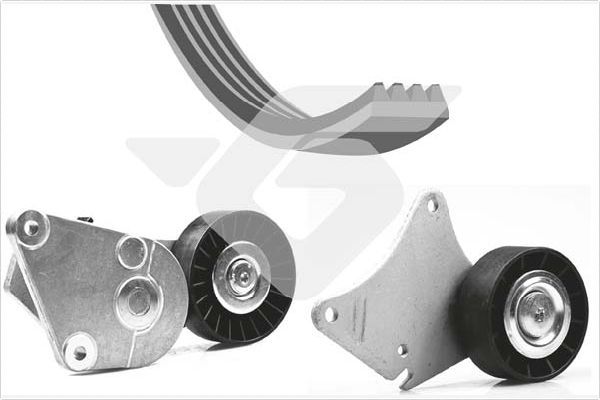 HUTCHINSON KHV 60 V-Ribbed Belt Set
