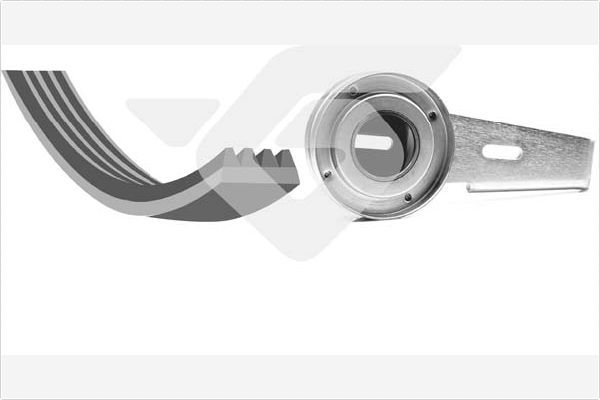 HUTCHINSON KHV 65 V-Ribbed Belt Set