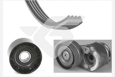 V-Ribbed Belt Set HUTCHINSON KHV 162