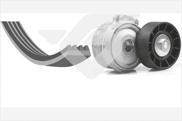 HUTCHINSON KHV 173 V-Ribbed Belt Set