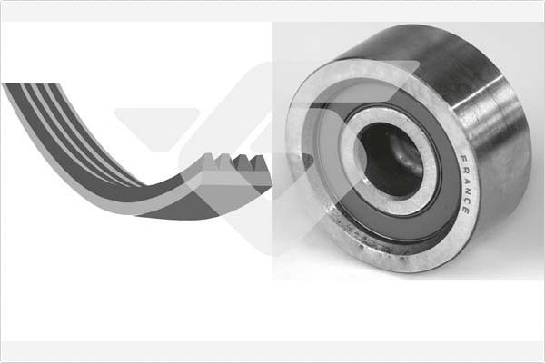 HUTCHINSON KHV 198 V-Ribbed Belt Set