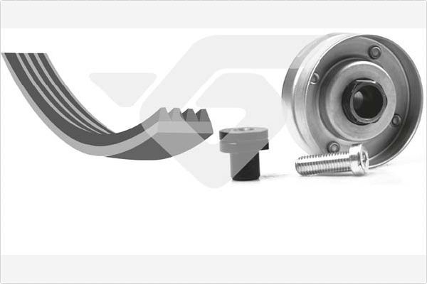 HUTCHINSON KHV 222 V-Ribbed Belt Set