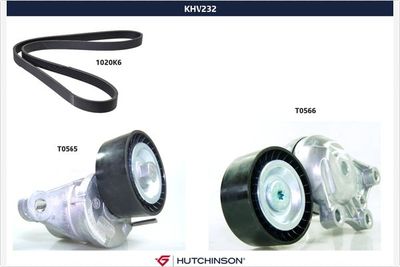 V-Ribbed Belt Set HUTCHINSON KHV 232