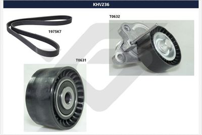 V-Ribbed Belt Set HUTCHINSON KHV 236