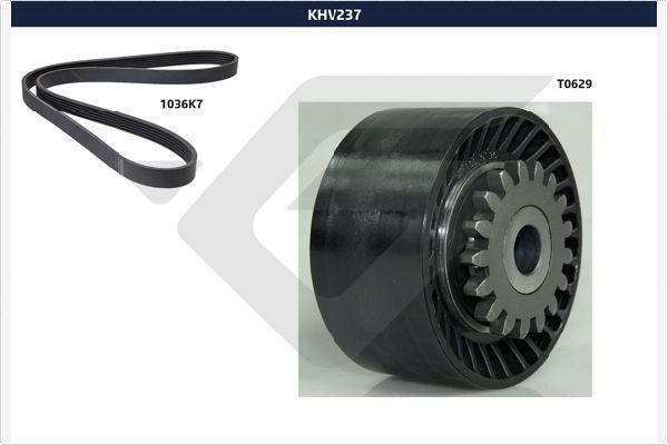 HUTCHINSON KHV 237 V-Ribbed Belt Set