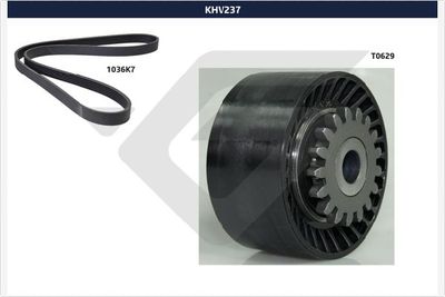 V-Ribbed Belt Set HUTCHINSON KHV 237