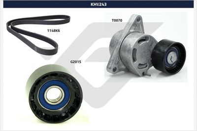 V-Ribbed Belt Set HUTCHINSON KHV 243