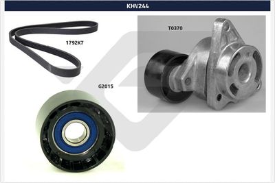 V-Ribbed Belt Set HUTCHINSON KHV 244