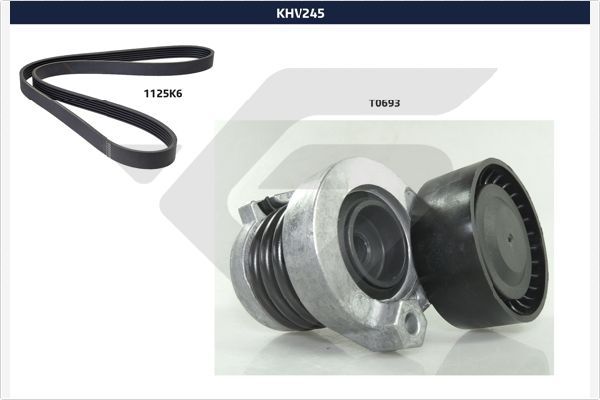 HUTCHINSON KHV 245 V-Ribbed Belt Set