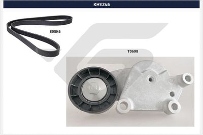 V-Ribbed Belt Set HUTCHINSON KHV 246