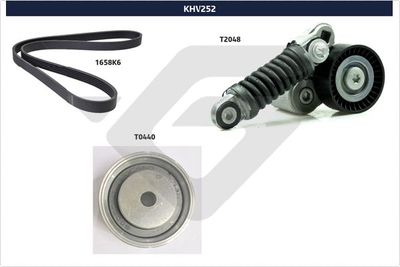 V-Ribbed Belt Set HUTCHINSON KHV 252