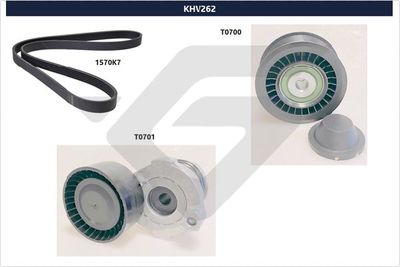 V-Ribbed Belt Set HUTCHINSON KHV 262