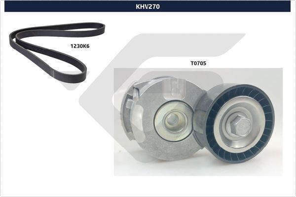 HUTCHINSON KHV 270 V-Ribbed Belt Set