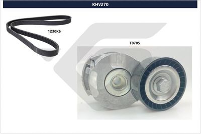 V-Ribbed Belt Set HUTCHINSON KHV 270