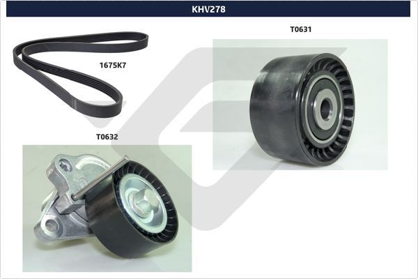 HUTCHINSON KHV 278 V-Ribbed Belt Set
