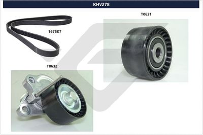 V-Ribbed Belt Set HUTCHINSON KHV 278