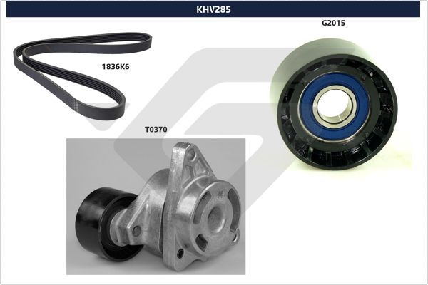 HUTCHINSON KHV 285 V-Ribbed Belt Set