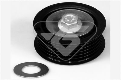 Deflection/Guide Pulley, V-ribbed belt HUTCHINSON T0319