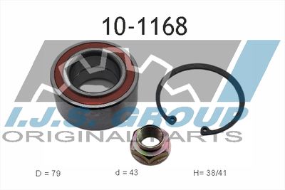 Wheel Bearing Kit IJS GROUP 10-1168