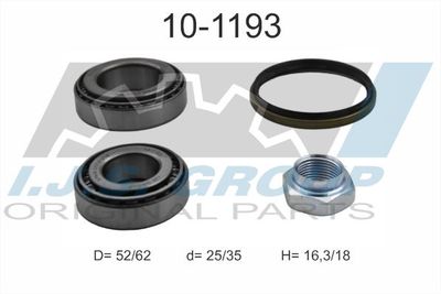 Wheel Bearing Kit IJS GROUP 10-1193