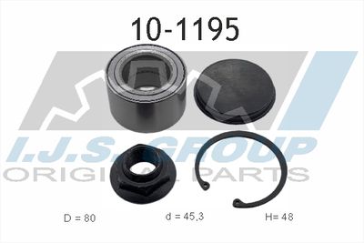 Wheel Bearing Kit IJS GROUP 10-1195