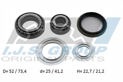 Wheel Bearing Kit IJS GROUP 10-1204