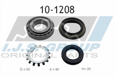 Wheel Bearing Kit IJS GROUP 10-1208