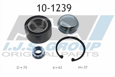 Wheel Bearing Kit IJS GROUP 10-1239