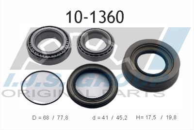 Wheel Bearing Kit IJS GROUP 10-1360