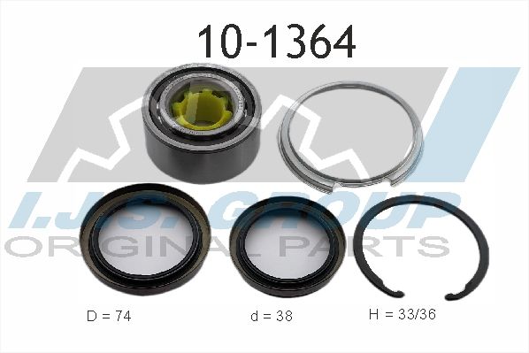 IJS GROUP 10-1364 Wheel Bearing Kit