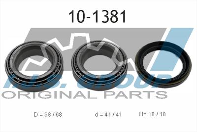 Wheel Bearing Kit IJS GROUP 10-1381