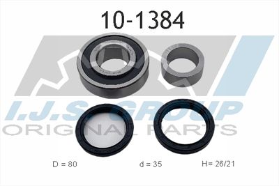 Wheel Bearing Kit IJS GROUP 10-1384