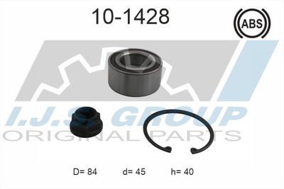 Wheel Bearing Kit IJS GROUP 10-1428