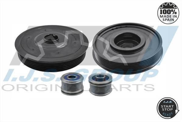 IJS GROUP 17-1020KIT B Belt Pulley Set, crankshaft