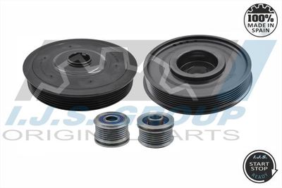 Belt Pulley Set, crankshaft IJS GROUP 17-1020KIT B