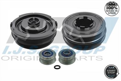 Belt Pulley Set, crankshaft IJS GROUP 17-1028KIT