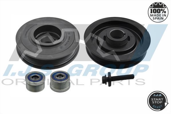 IJS GROUP 17-1030KSET Belt Pulley Set, crankshaft