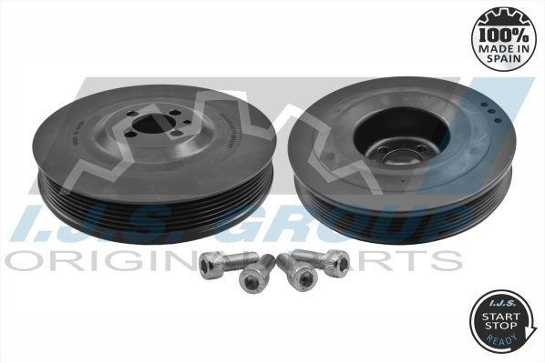 IJS GROUP 17-1077 Belt Pulley Set, crankshaft