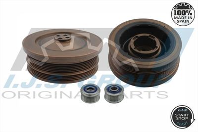 Belt Pulley Set, crankshaft IJS GROUP 17-1081KIT A