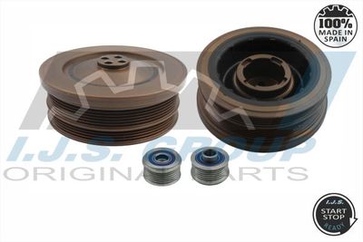 Belt Pulley Set, crankshaft IJS GROUP 17-1081KIT B