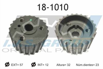 Deflection Pulley/Guide Pulley, timing belt IJS GROUP 18-1010