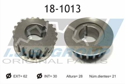 Deflection Pulley/Guide Pulley, timing belt IJS GROUP 18-1013